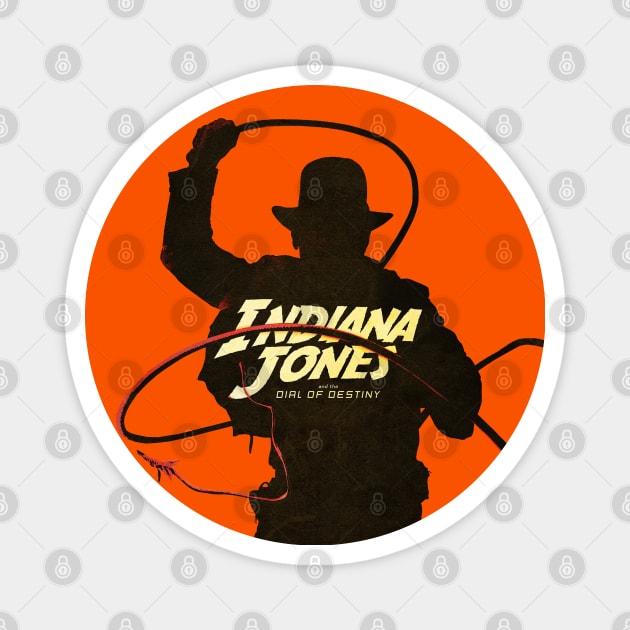 Indiana Jones and the dial of destiny Magnet by Buff Geeks Art